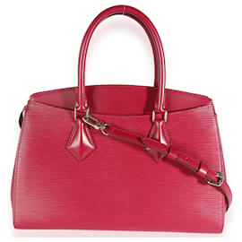 Louis Vuitton-Louis Vuitton Fúcsia Epi Soufflot MM-Rosa