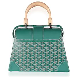 Goyard-Goyard Green Goyardine Canvas Saigon PM-Green