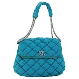 Chanel-Courtepointe Bulle Chanel-Bleu
