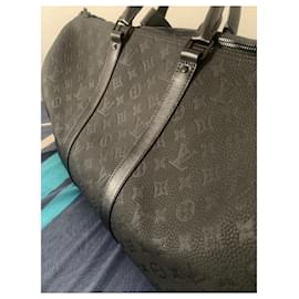 Louis Vuitton-Keepall 50 taurillon-Black