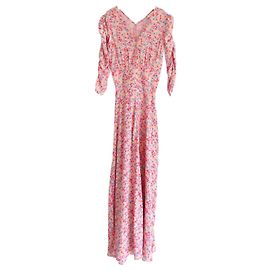 Autre Marque byTiMo Rouchine Blumenkleid Pink