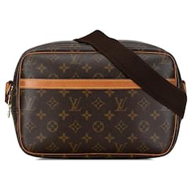 Louis Vuitton-Bolso de hombro de lona Louis Vuitton Reporter PM M45254 en buen estado-Otro