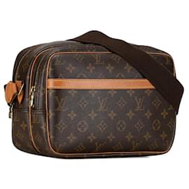 Louis Vuitton-Louis Vuitton Reporter PM Bolsa de ombro de lona M45254 em bom estado-Outro