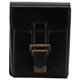 Louis Vuitton-Bolsa com cinto de couro Louis Vuitton Pistar M92222 em bom estado-Outro