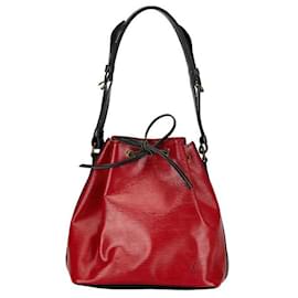 Louis Vuitton-Bolso de hombro de cuero Epi Petit Noé M44172 de Louis Vuitton en muy buen estado-Roja