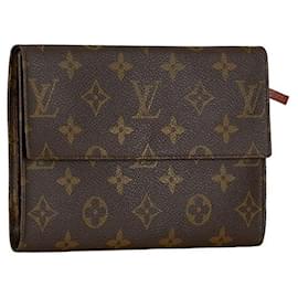 Louis Vuitton-Carteira longa Louis Vuitton Pochette Passport Canvas M60135 em bom estado-Outro