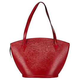 Louis Vuitton-Bolso de compras Saint-Jacques de cuero Epi de Louis Vuitton M52267 en muy buen estado-Roja