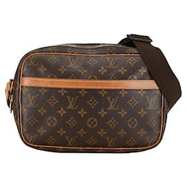 Louis Vuitton-Bolso de hombro de lona Louis Vuitton Reporter PM M45254 en buen estado-Otro