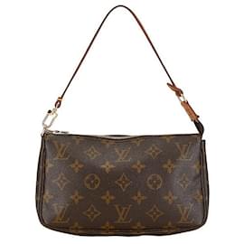 Louis Vuitton-Louis Vuitton Pochette Accessoires Canvas Handbag M51980 in Good condition-Other