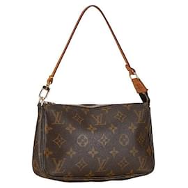 Louis Vuitton-Louis Vuitton Pochette Accessoires Canvas Handtasche M51980 in gutem Zustand-Andere