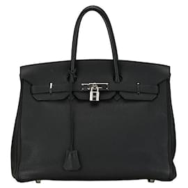 Hermès-Bolsa de couro Hermes Togo Birkin 30 em bom estado-Outro