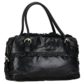 Gucci-Gucci Leather Sabrina Handbag  Leather Handbag 189848 in Good condition-Other