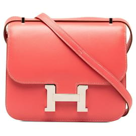 Hermès-Bolsa Hermes Mini Constance Crossbody Bolsa de couro em bom estado-Outro