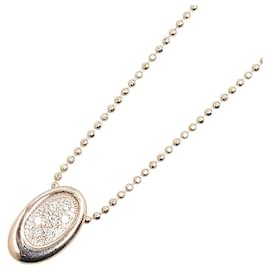 & Other Stories-[LuxUness] 18k Gold Diamond Pendant Necklace Metal Necklace in Excellent condition-Other