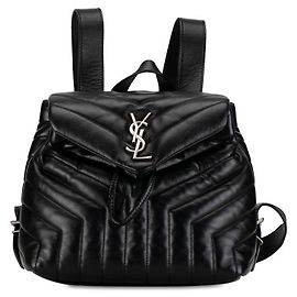 Yves Saint Laurent Medium Leather Loulou Backpack Leather Backpack 487220 in Good condition Other