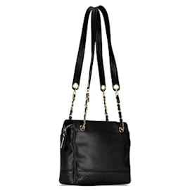 Chanel-Bolso tote Chanel Triple CC Caviar Bolso tote de cuero en buen estado-Otro