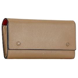 Céline-Celine Leather Large Flap Wallet Leather Long Wallet SPG5125 in Fair condition-Other