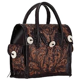 & Other Stories-Andere Leder Maestra S Handtasche Lederhandtasche in gutem Zustand-Andere