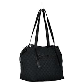 Gucci-Sac cabas en toile Gucci GG Sac cabas en toile 019 0493 en bon état-Autre