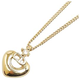 Dior-Dior CD Heart Pendant Necklace Metal Necklace in Excellent condition-Other