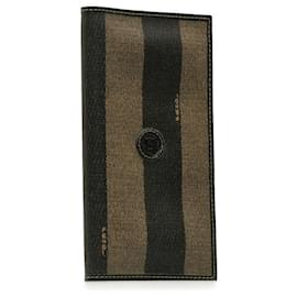 Fendi-Fendi Pequin Bifold Wallet  Canvas Short Wallet in Good condition-Other