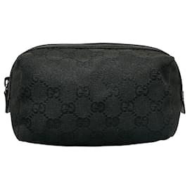 Gucci-Gucci GG Canvas Cosmetic Pouch  Canvas Vanity Bag 29595 in Good condition-Other
