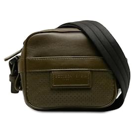 Bottega Veneta-Bottega Veneta Bolso bandolera de cuero perforado Bolso de tocador de cuero en excelentes condiciones-Otro