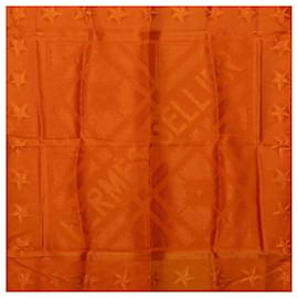Hermès-Hermes Sellier Silk Scarf Canvas Scarf in Good condition-Other
