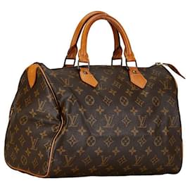 Louis Vuitton-Louis Vuitton Speedy 30 Canvas Handbag M41526 in Fair condition-Other