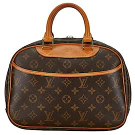 Louis Vuitton-Bolsa de lona Louis Vuitton Trouville M42228 em bom estado-Outro