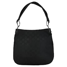 Gucci-Bolsa de ombro de nylon Gucci GG Bolsa de ombro de lona 001 3166 em bom estado-Outro