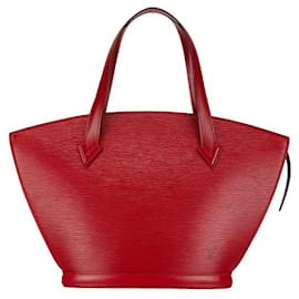 Louis Vuitton-Bolso de compras Saint-Jacques de cuero Epi de Louis Vuitton M52267 en muy buen estado-Roja