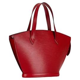 Louis Vuitton-Bolso de compras Saint-Jacques de cuero Epi de Louis Vuitton M52267 en muy buen estado-Roja