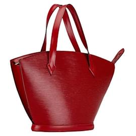 Louis Vuitton-Bolso de compras Saint Jacques de cuero Epi Louis Vuitton M52267 en muy buen estado-Roja