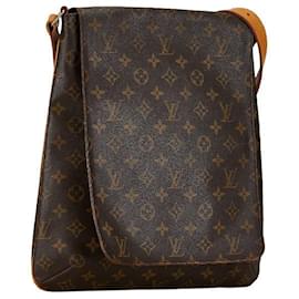 Louis Vuitton-Bolso de hombro de lona Louis Vuitton Musette M51256 en buen estado-Otro