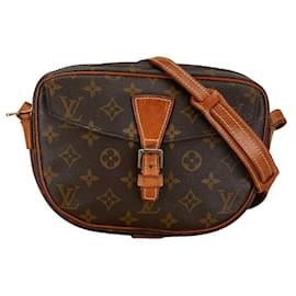 Louis Vuitton-Louis Vuitton Jeune Fille PM Canvas Crossbody Bag M51227 em bom estado-Outro