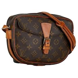 Louis Vuitton-Louis Vuitton Jeune Fille PM Canvas Crossbody Bag M51227 em bom estado-Outro