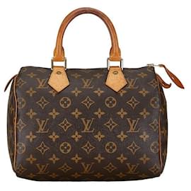 Louis Vuitton-Louis Vuitton Speedy 25 Canvas Handtasche M41528 in gutem Zustand-Andere