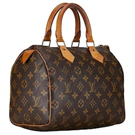 Louis Vuitton-Louis Vuitton Speedy 25 Canvas Handbag M41528 in Good condition-Other