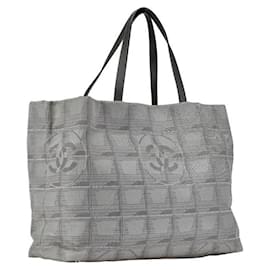 Chanel-Chanel New Travel Line Tote Bag Canvas Tote Bag in Good condition-Other