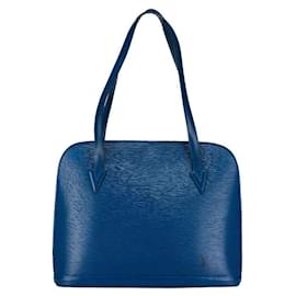 Louis Vuitton-Louis Vuitton Lussac Shoulder Bag Leather Shoulder Bag M52285 in Good condition-Other