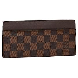 Louis Vuitton-Carteira longa modular Louis Vuitton Portefeuille Ron Carteira longa de lona N63093 em bom estado-Outro