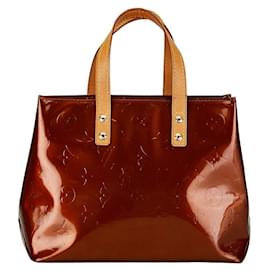 Louis Vuitton-Bolsa de couro Louis Vuitton Reade PM M91146 em bom estado-Outro