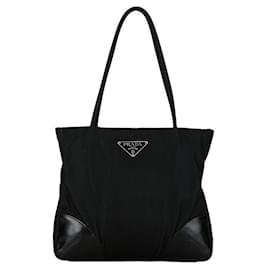 Prada-Prada Tessuto Tote Bag Canvas Tote Bag in Good condition-Other