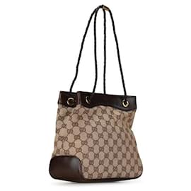 Gucci-Borsa tote in tela Gucci GG Borsa tote in tela 109143 in buone condizioni-Altro