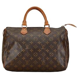 Louis Vuitton-Louis Vuitton Speedy 30 Canvas Handbag M41526 in Good condition-Other