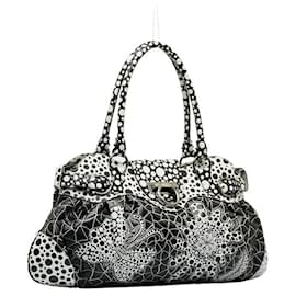 Salvatore Ferragamo-Salvatore Ferragamo x Yayoi Kusama Marissa Sac à main Sac à main en cuir AB-21A439 en bon état-Autre