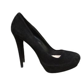Escarpins Miu Miu en daim noir Noir