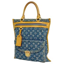 Louis Vuitton-Sac cabas Louis Vuitton-Bleu