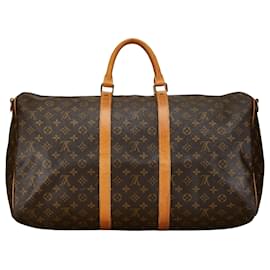 Louis Vuitton-Louis Vuitton Keepall Bandouliere 55-Brown